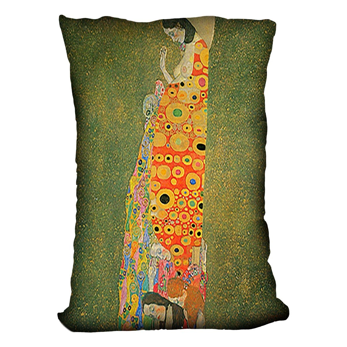 Abandoned Hope by Klimt Throw Pillow