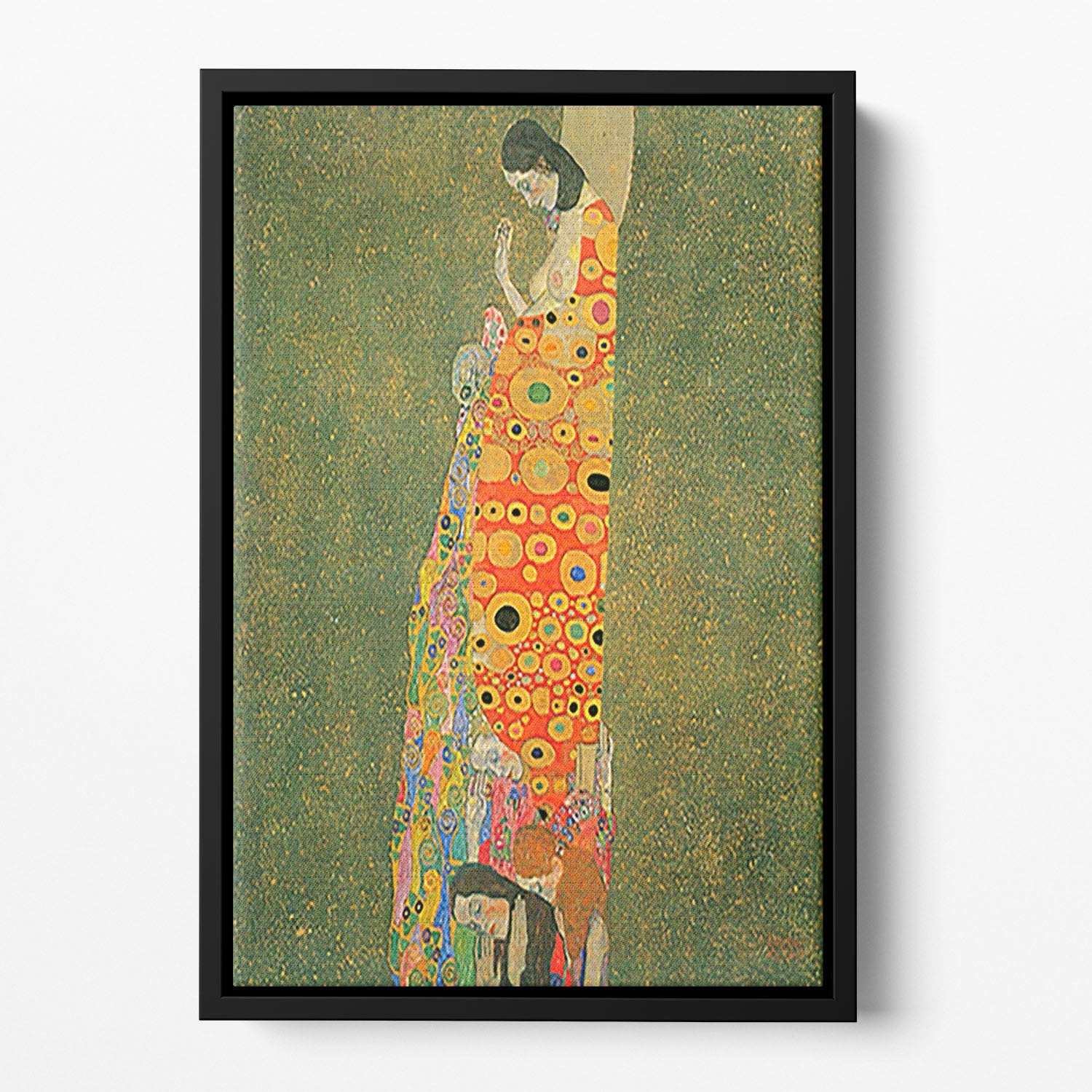Abandoned Hope by Klimt Floating Framed Canvas