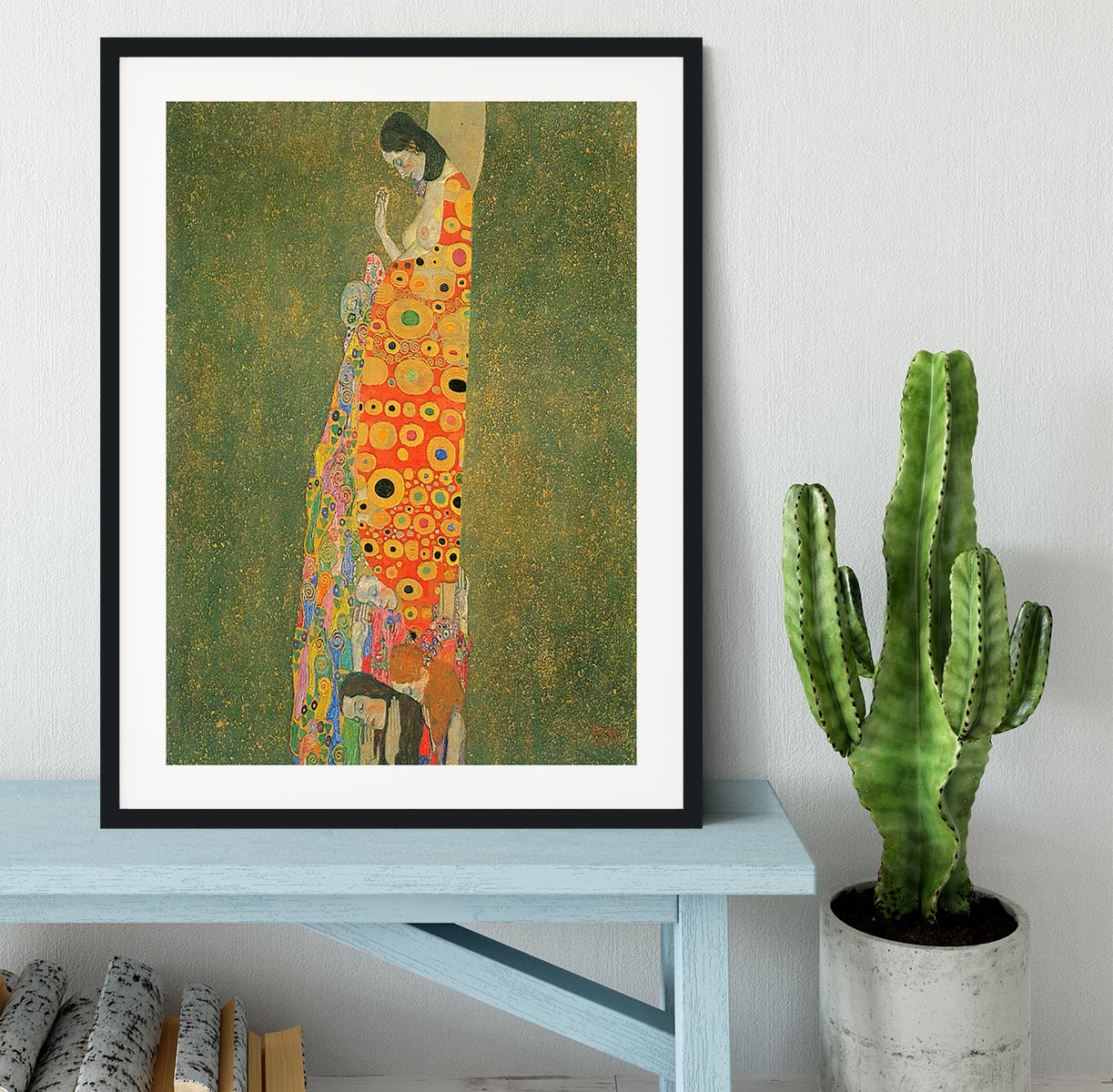 Abandoned Hope by Klimt Framed Print - Canvas Art Rocks - 1