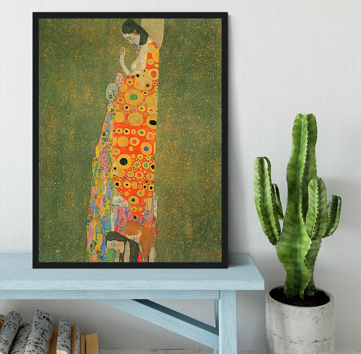 Abandoned Hope by Klimt Framed Print - Canvas Art Rocks - 2