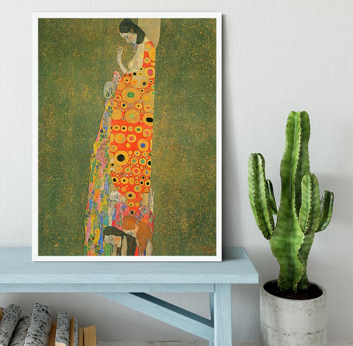 Abandoned Hope by Klimt Framed Print - Canvas Art Rocks -6