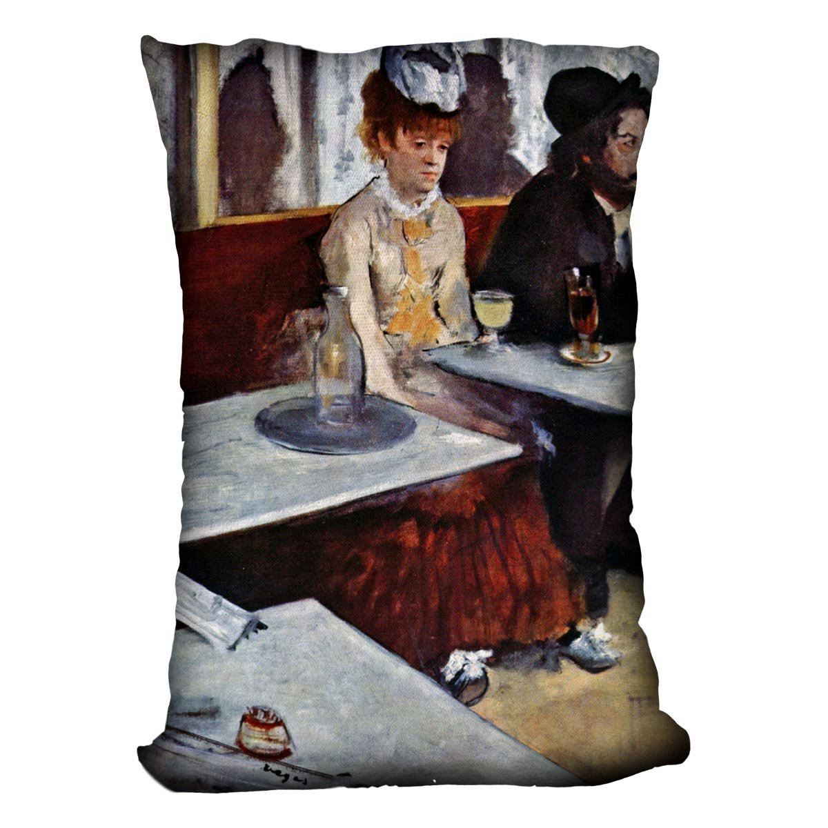 Absinthe by Degas Cushion