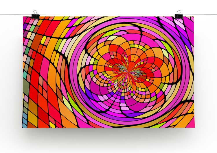 Stained Glass Artwork Print - Canvas Art Rocks - 2
