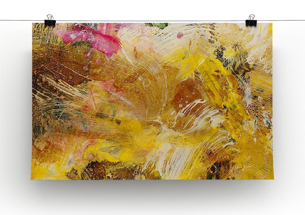 Abstract background by acrylic paint Canvas Print or Poster - Canvas Art Rocks - 2