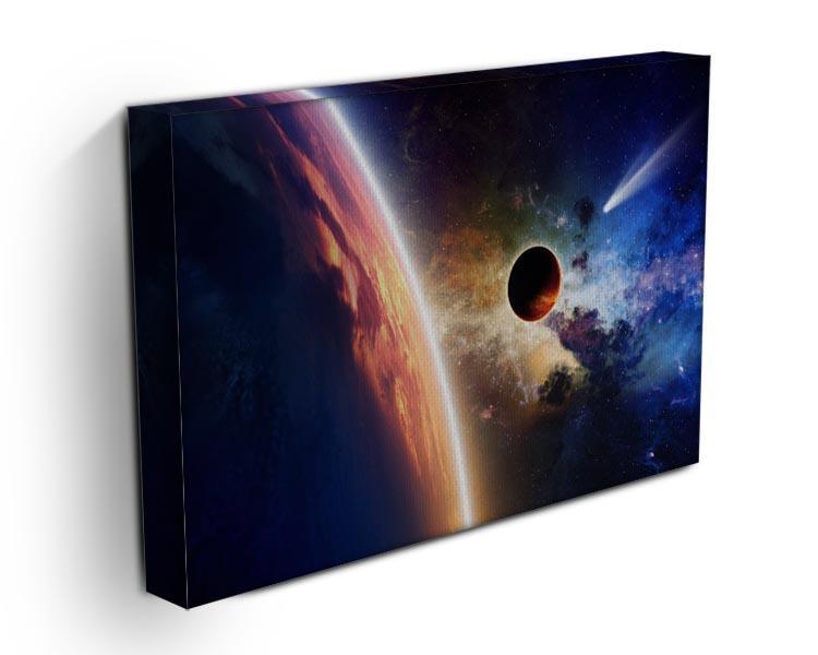 Abstract scientific background Canvas Print or Poster - Canvas Art Rocks - 3