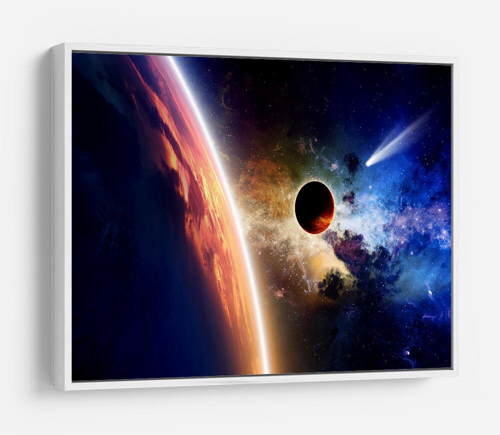 Abstract scientific background HD Metal Print