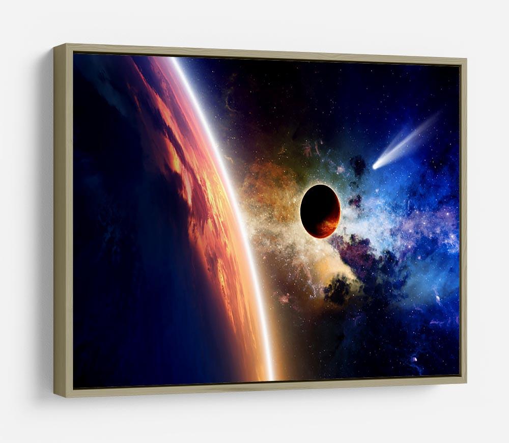Abstract scientific background HD Metal Print