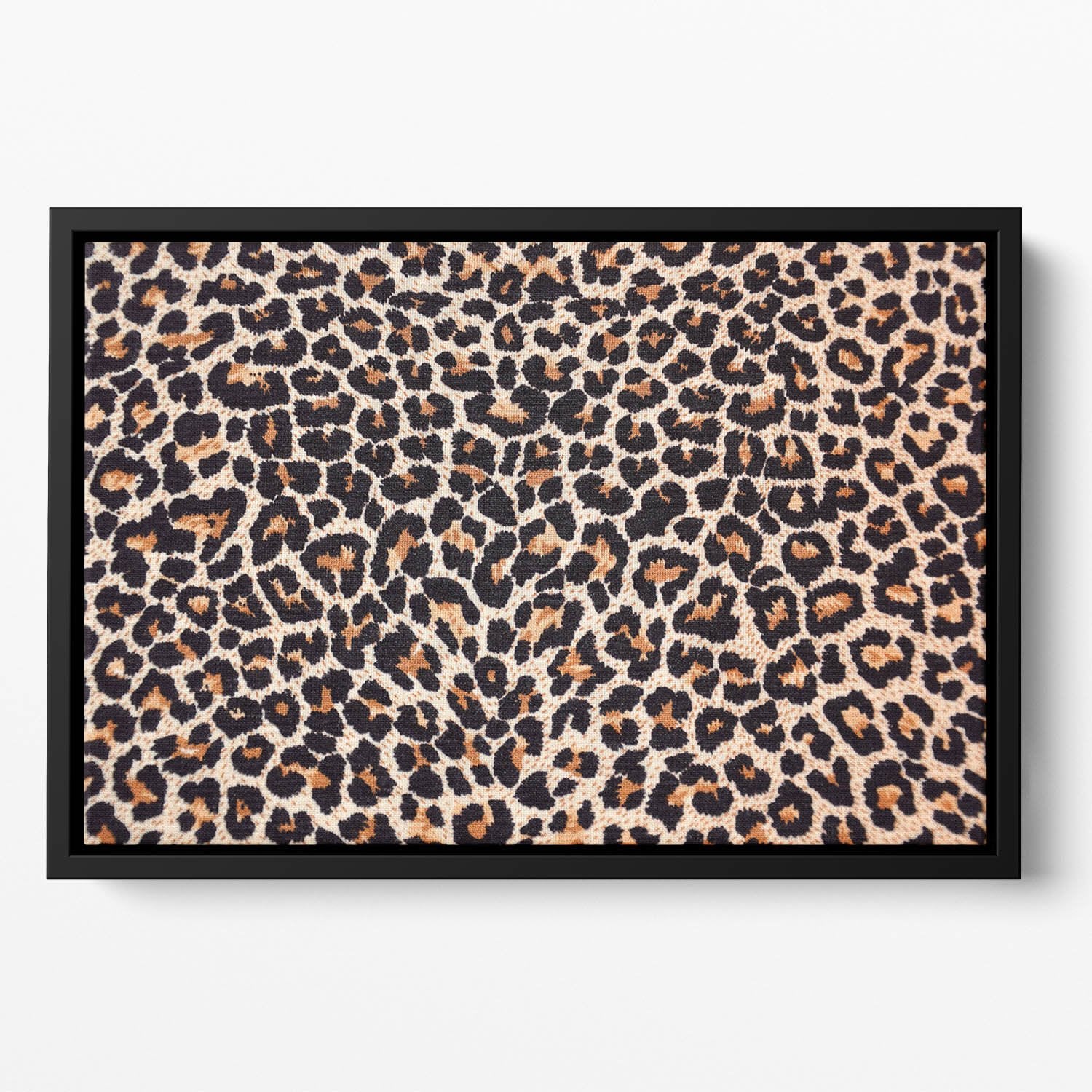 Abstract texture of leopard Floating Framed Canvas