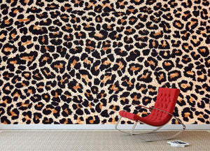 Abstract texture of leopard Wall Mural Wallpaper - Canvas Art Rocks - 2