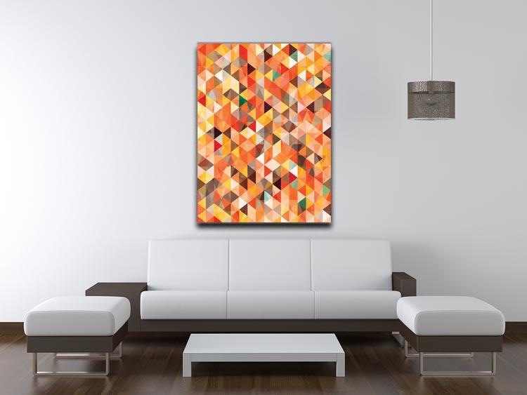 Abstract triangle seamless Canvas Print or Poster - Canvas Art Rocks - 4