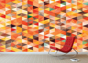 Abstract triangle seamless Wall Mural Wallpaper - Canvas Art Rocks - 2