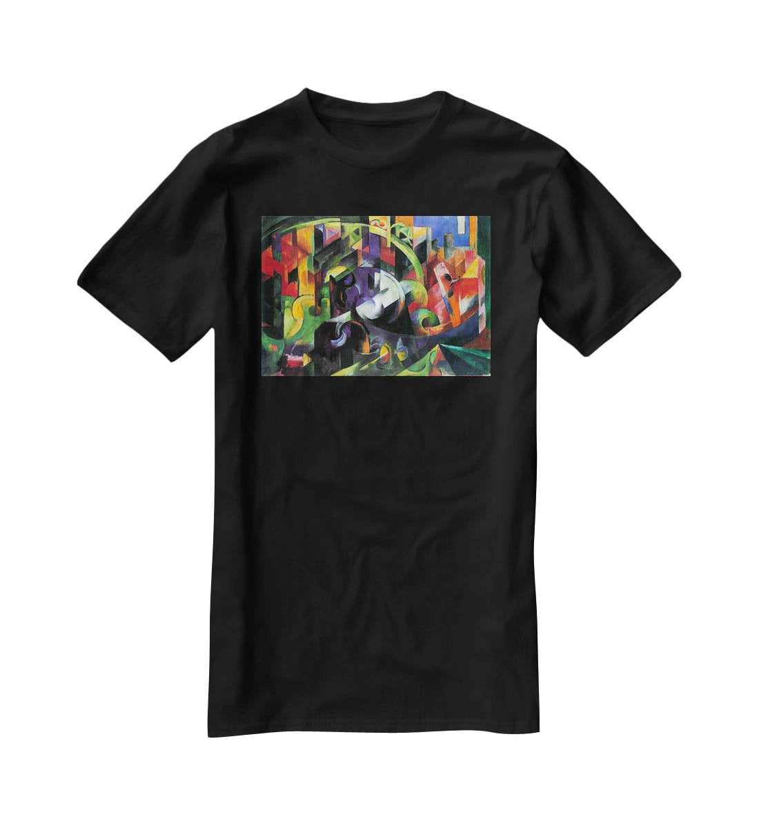 Abstract with cattle by Franz Marc T-Shirt - Canvas Art Rocks - 1
