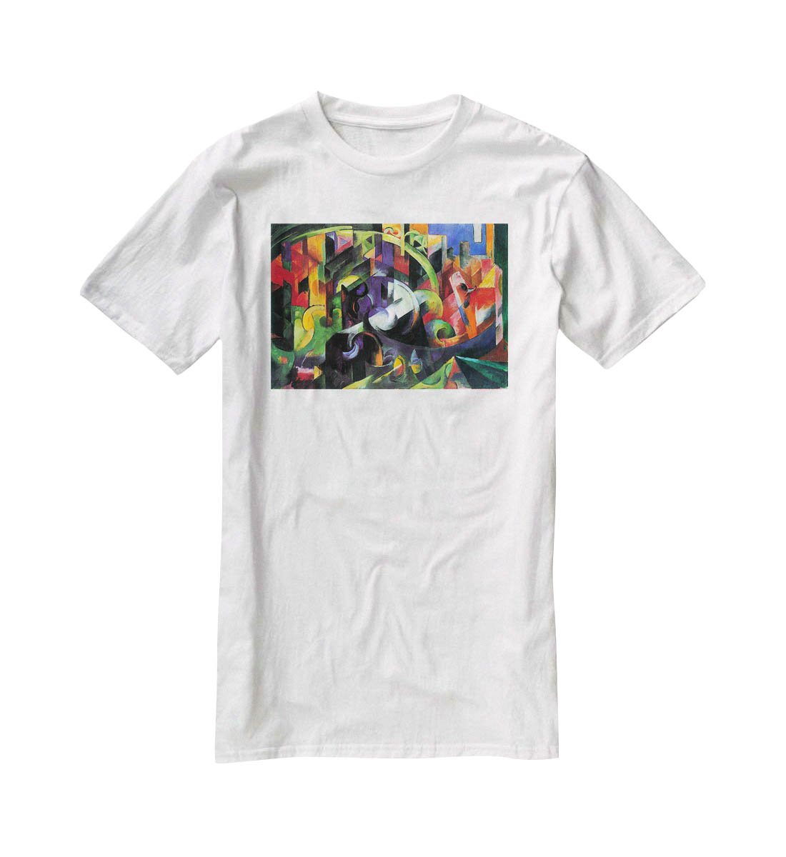 Abstract with cattle by Franz Marc T-Shirt - Canvas Art Rocks - 5
