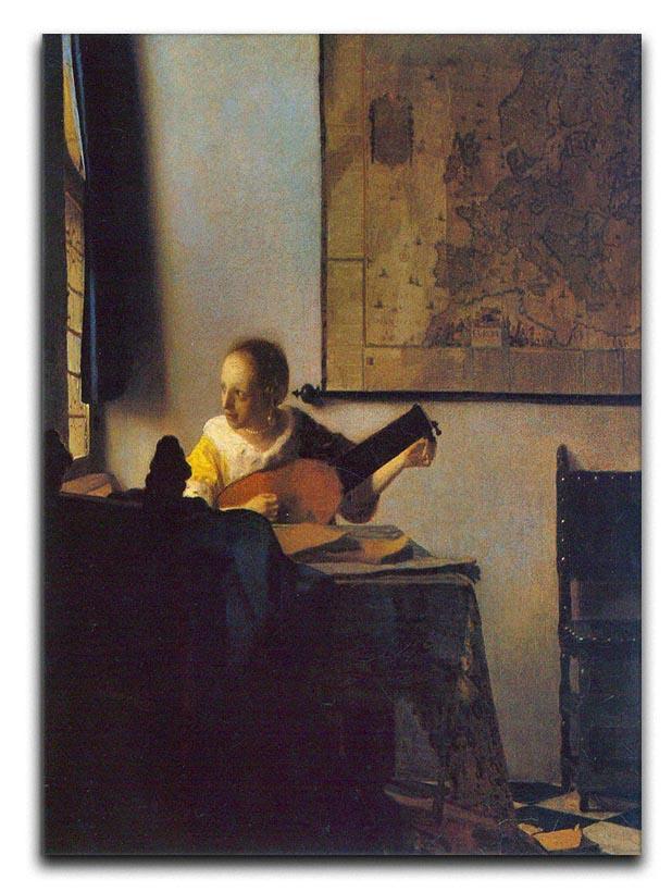 According to the player by Vermeer Canvas Print or Poster - Canvas Art Rocks - 1