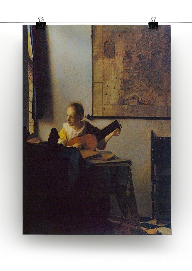 According to the player by Vermeer Canvas Print or Poster - Canvas Art Rocks - 2