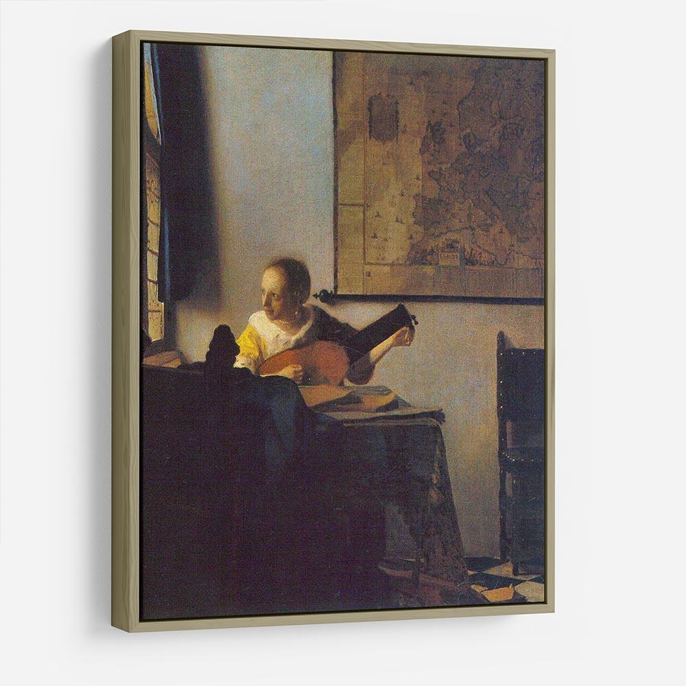 According to the player by Vermeer HD Metal Print - Canvas Art Rocks - 8