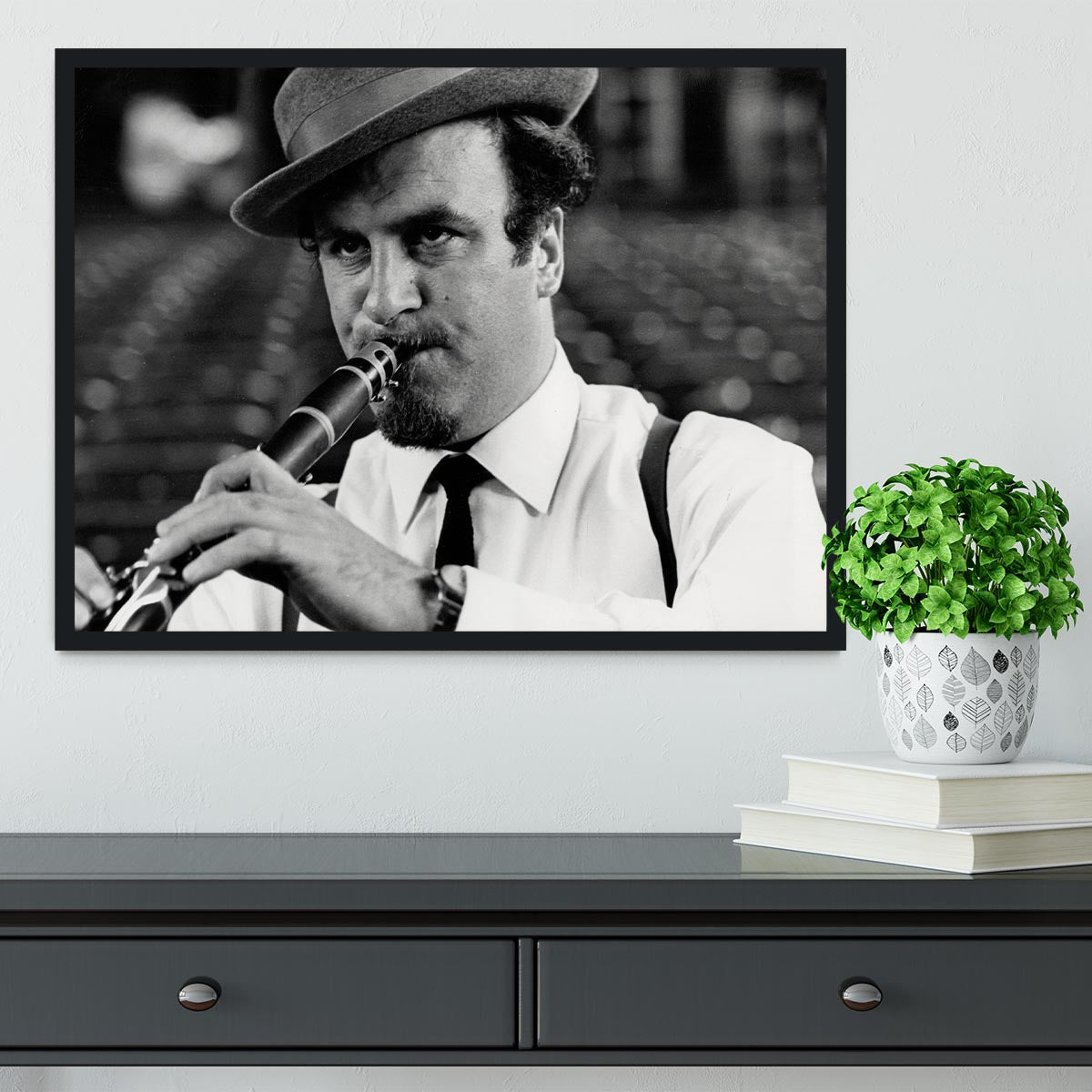 Acker Bilk Framed Print - Canvas Art Rocks - 2