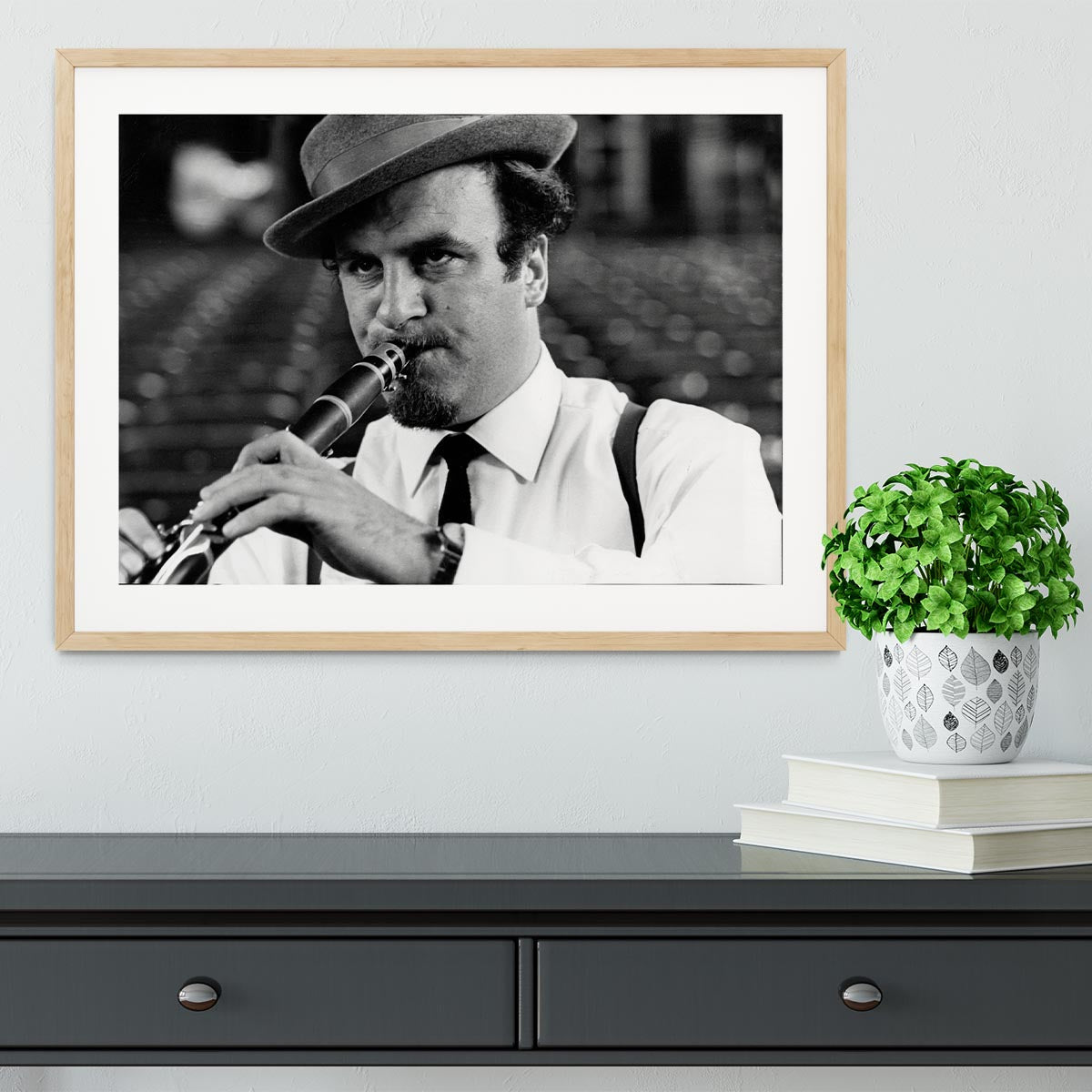 Acker Bilk Framed Print - Canvas Art Rocks - 3