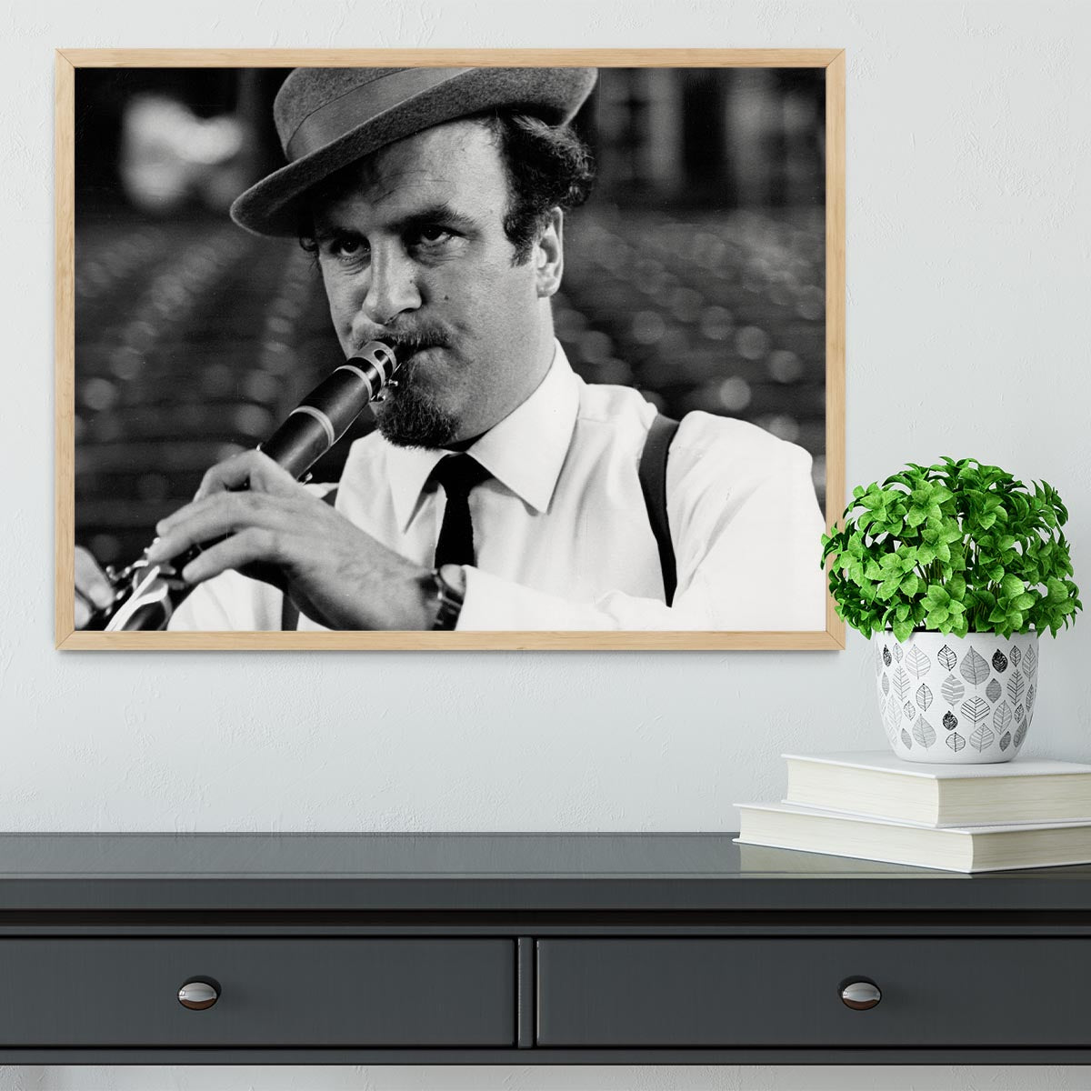 Acker Bilk Framed Print - Canvas Art Rocks - 4