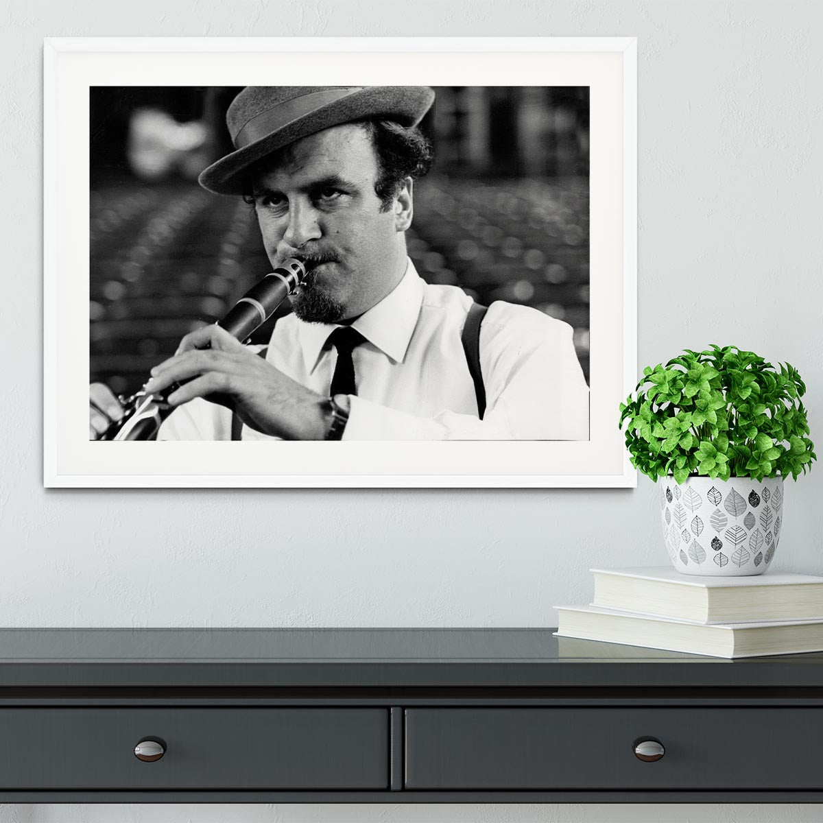 Acker Bilk Framed Print - Canvas Art Rocks - 5