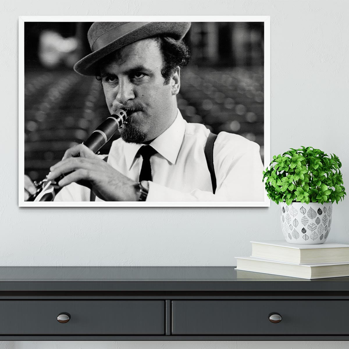 Acker Bilk Framed Print - Canvas Art Rocks -6