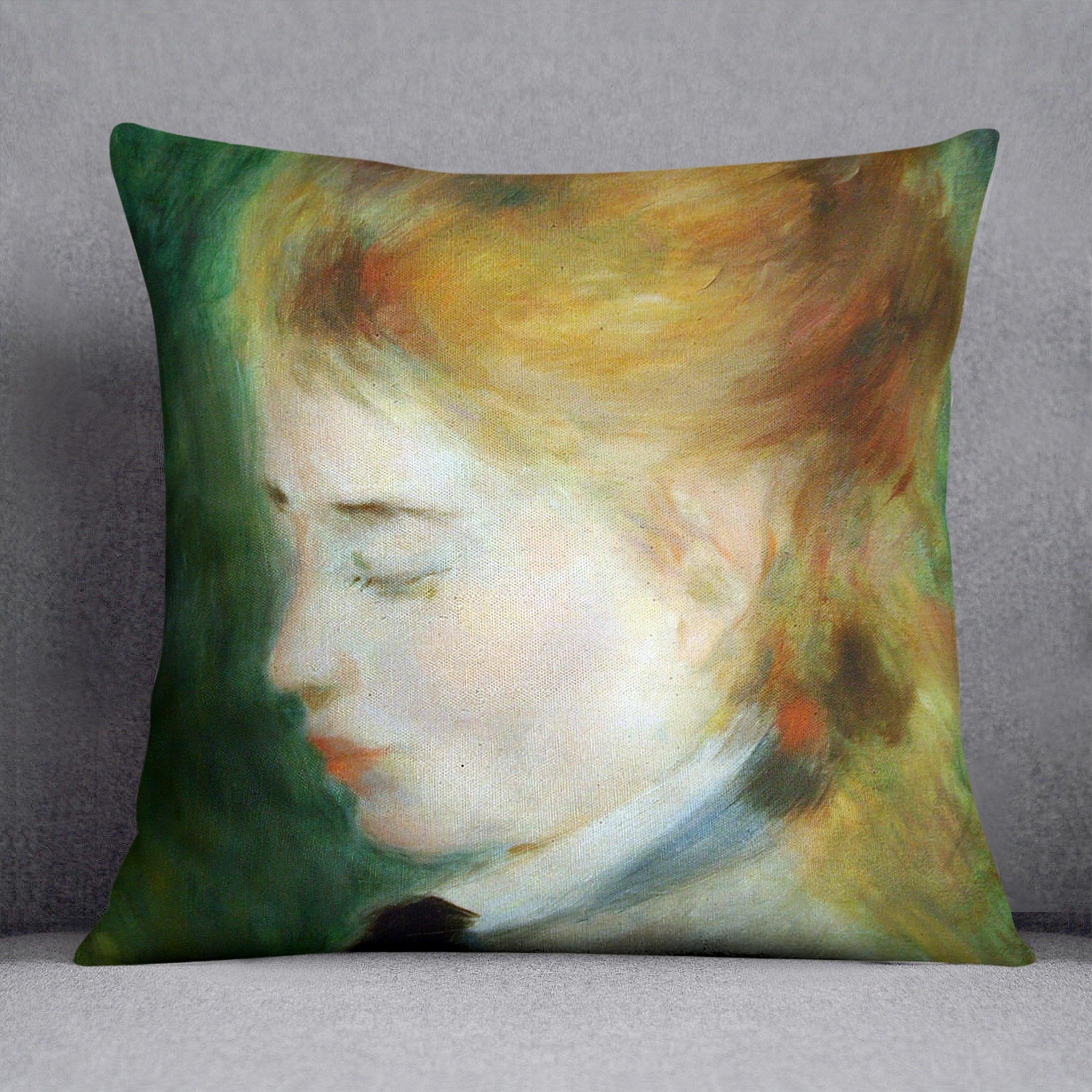 Actress Henriette Henriot by Renoir Throw Pillow