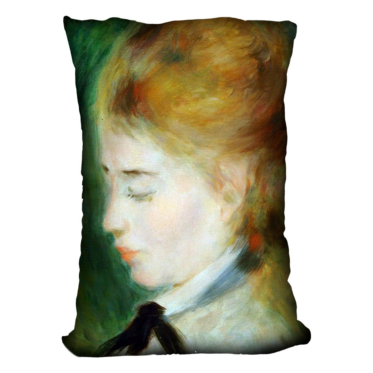 Actress Henriette Henriot by Renoir Throw Pillow