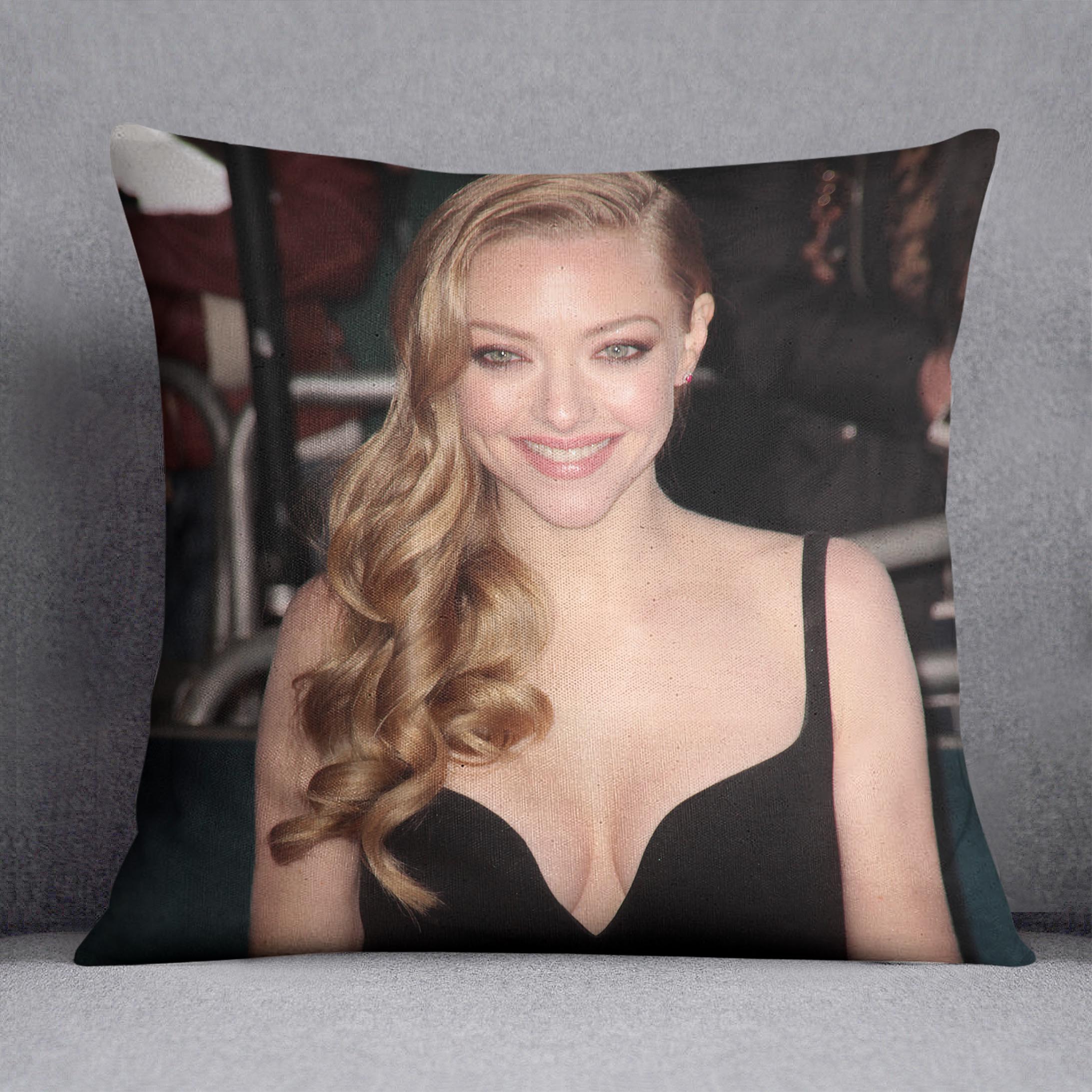 Actresss Amanda Seyfried Cushion