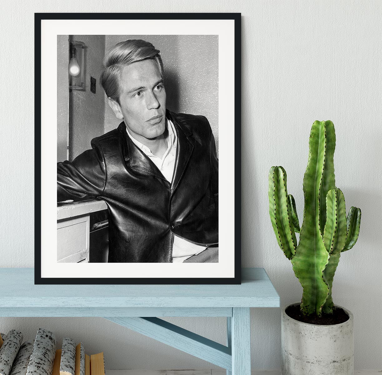 Adam Faith Framed Print - Canvas Art Rocks - 1