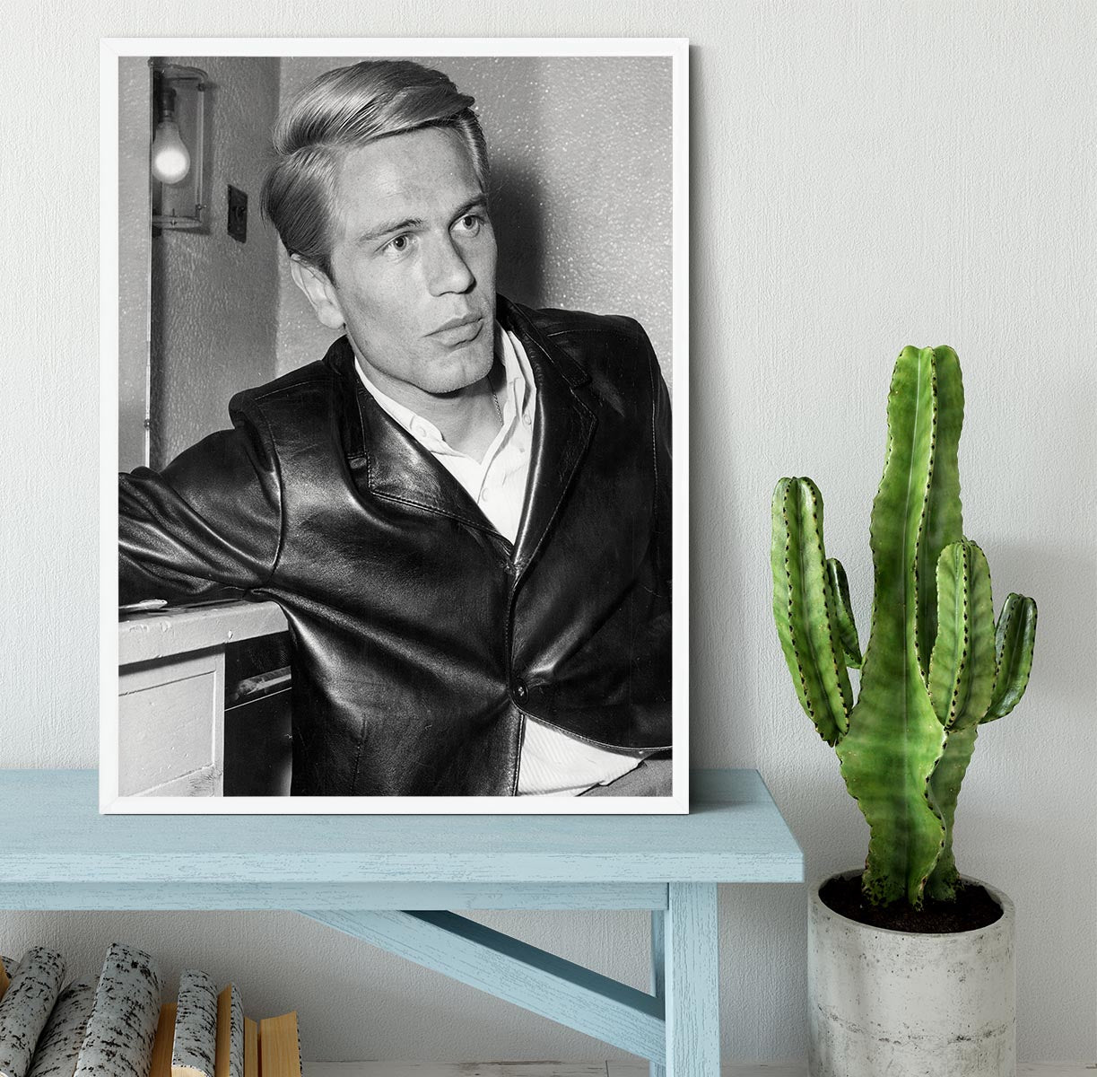 Adam Faith Framed Print - Canvas Art Rocks -6