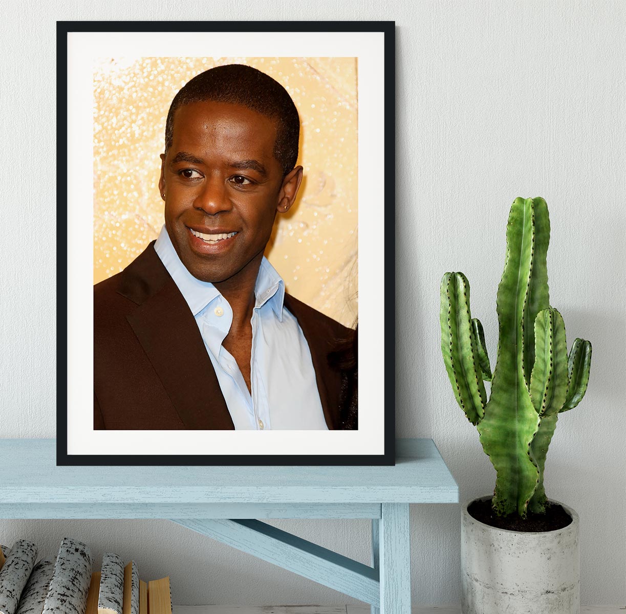 Adrian Lester Framed Print - Canvas Art Rocks - 1