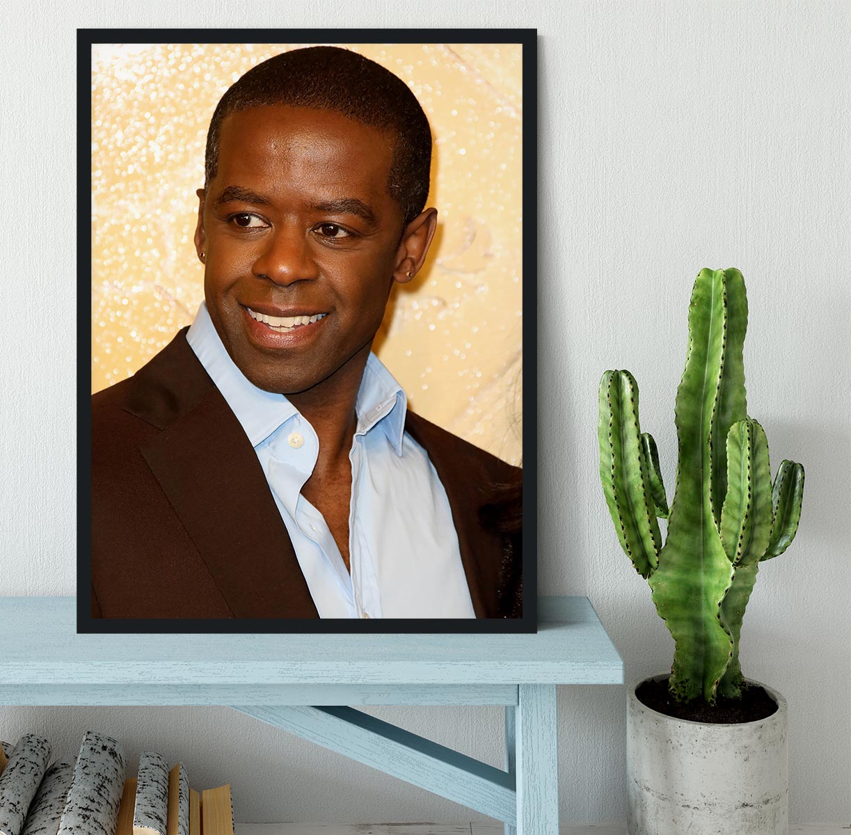 Adrian Lester Framed Print - Canvas Art Rocks - 2