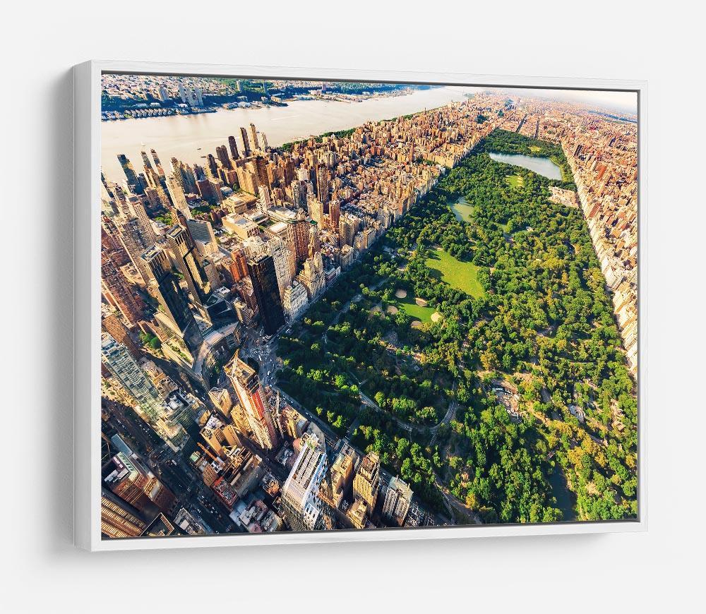 Aerial view looking north up Central Park HD Metal Print