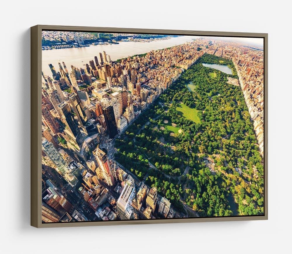 Aerial view looking north up Central Park HD Metal Print