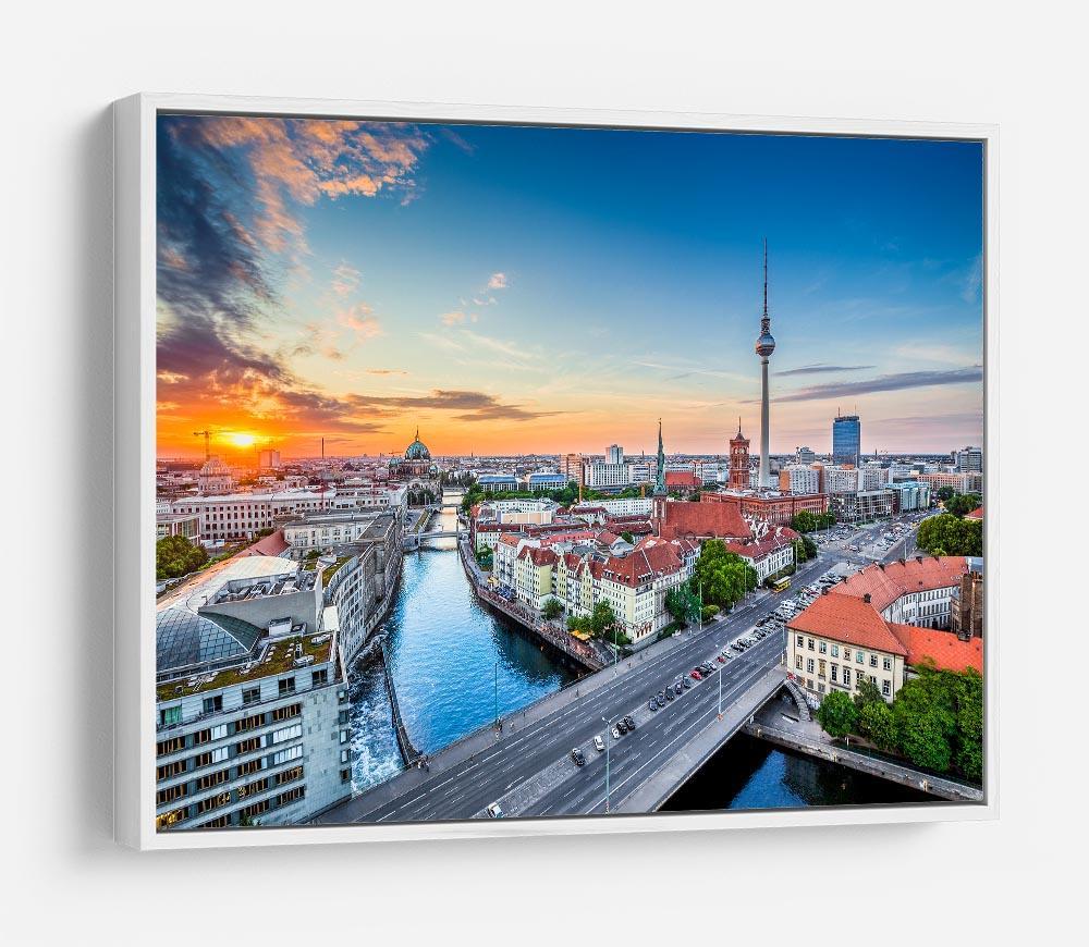 Aerial view of Berlin skyline HD Metal Print