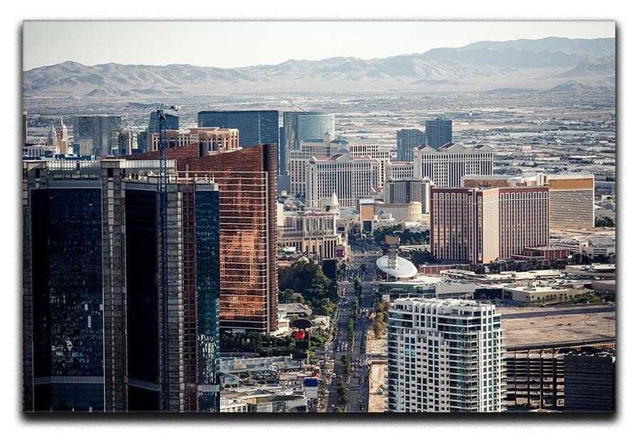 Aerial view of Las Vegas Canvas Print or Poster  - Canvas Art Rocks - 1