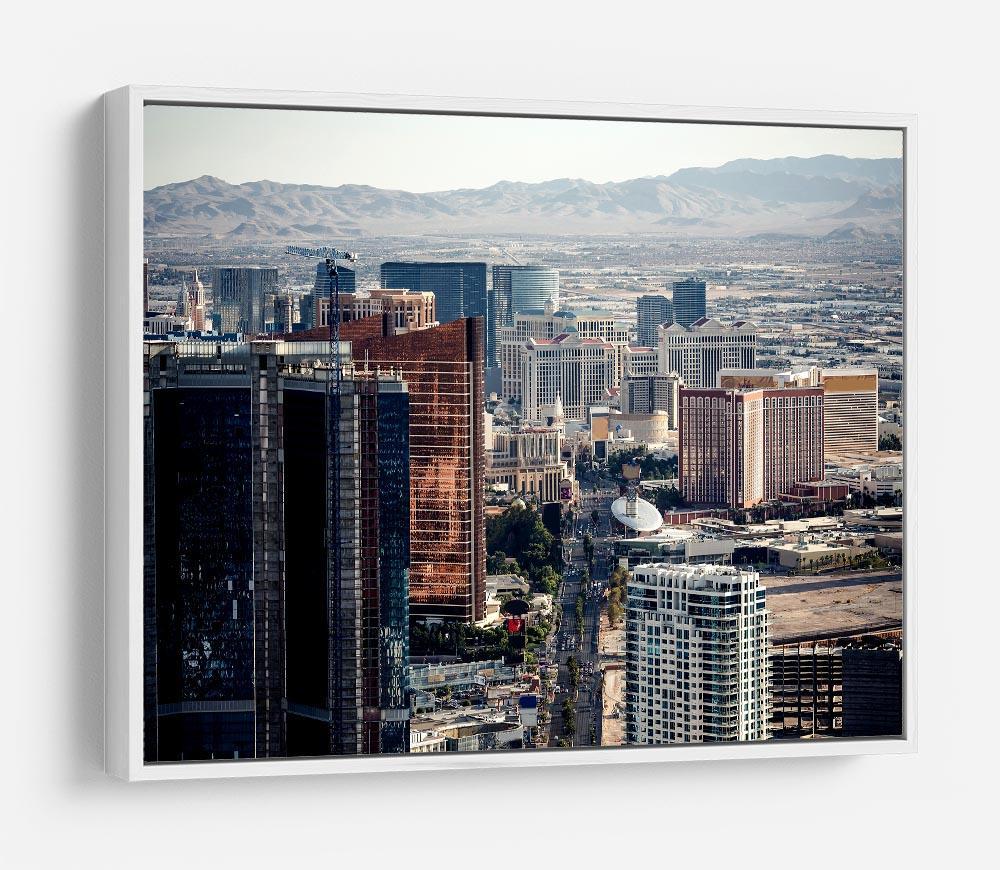 Aerial view of Las Vegas HD Metal Print