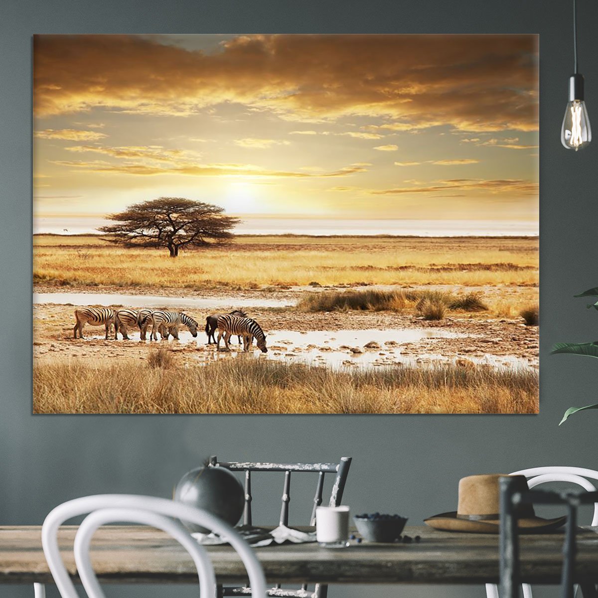African safari Canvas Print or Poster