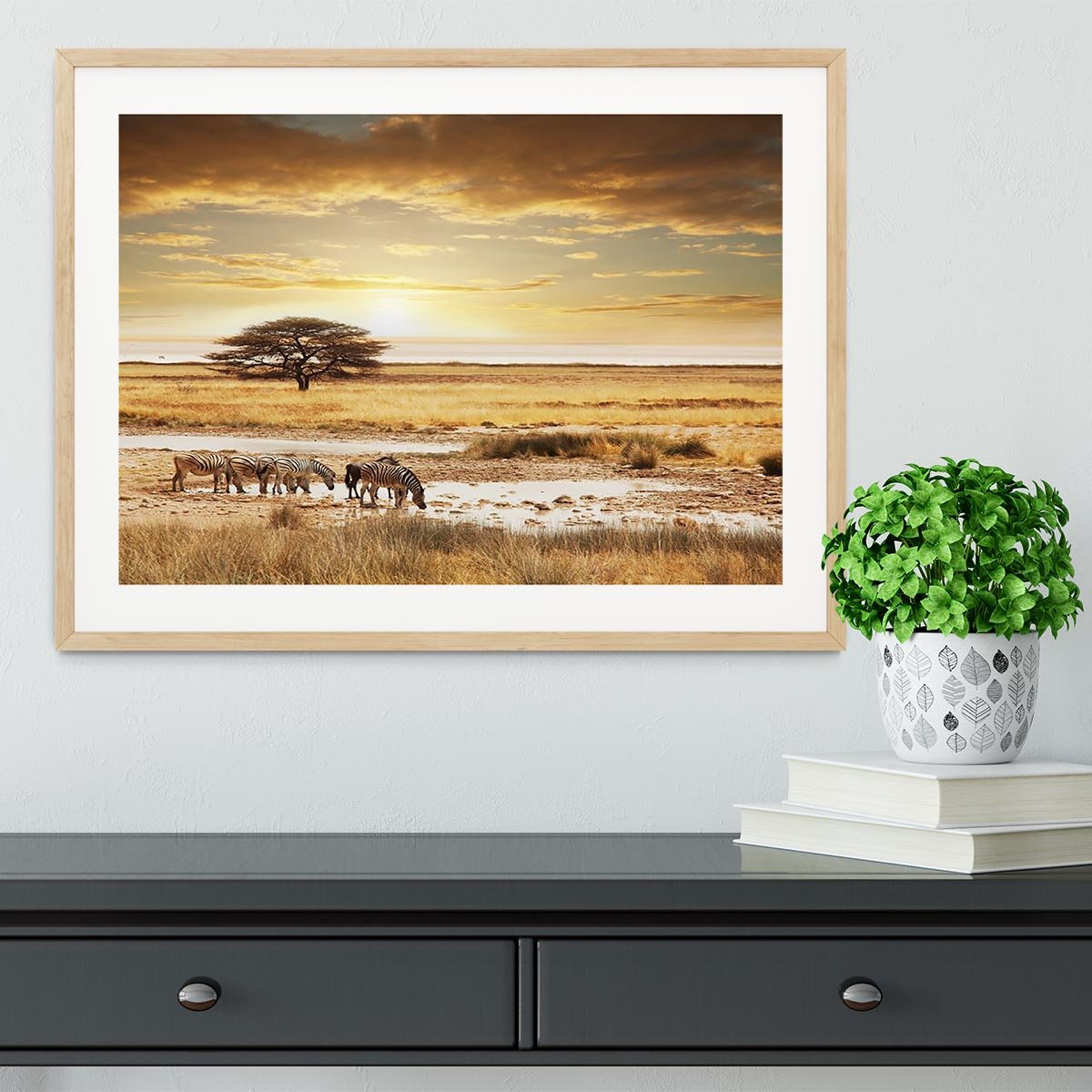 African safari Framed Print - Canvas Art Rocks - 3