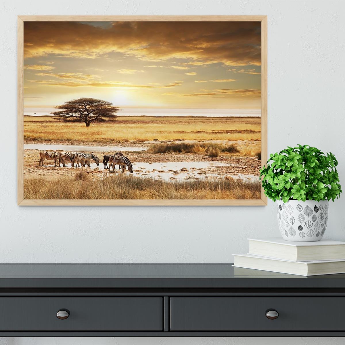 African safari Framed Print - Canvas Art Rocks - 4