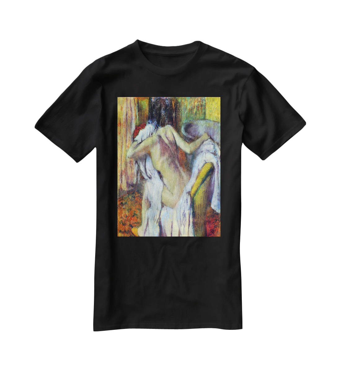 After Bathing 4 by Degas T-Shirt - Canvas Art Rocks - 1