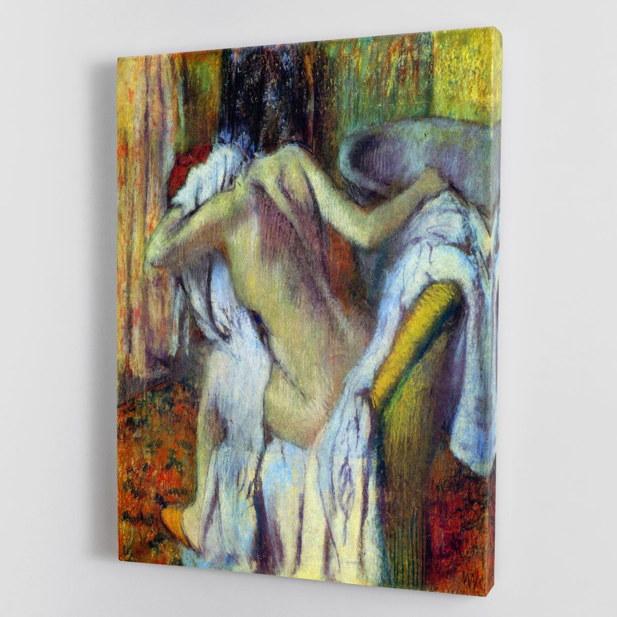 After Bathing 4 by Degas Canvas Print or Poster