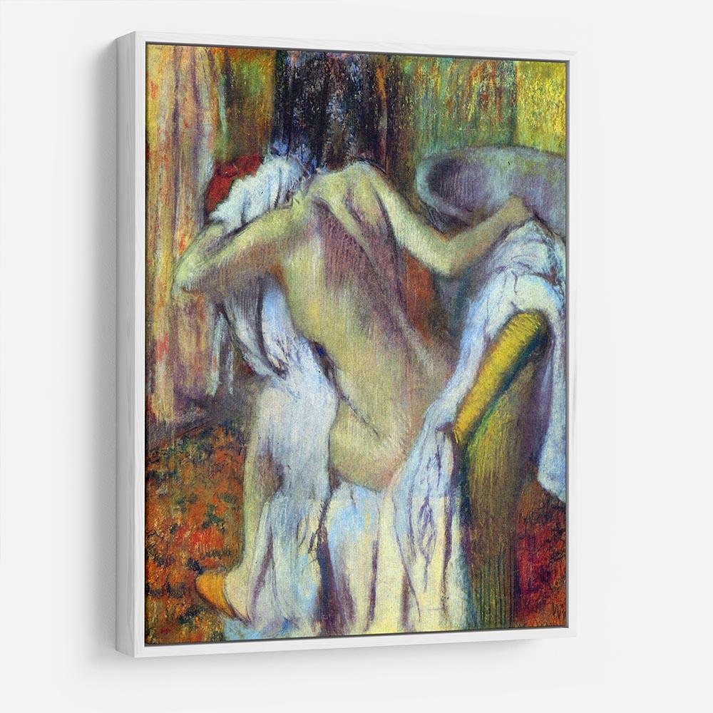 After Bathing 4 by Degas HD Metal Print - Canvas Art Rocks - 7