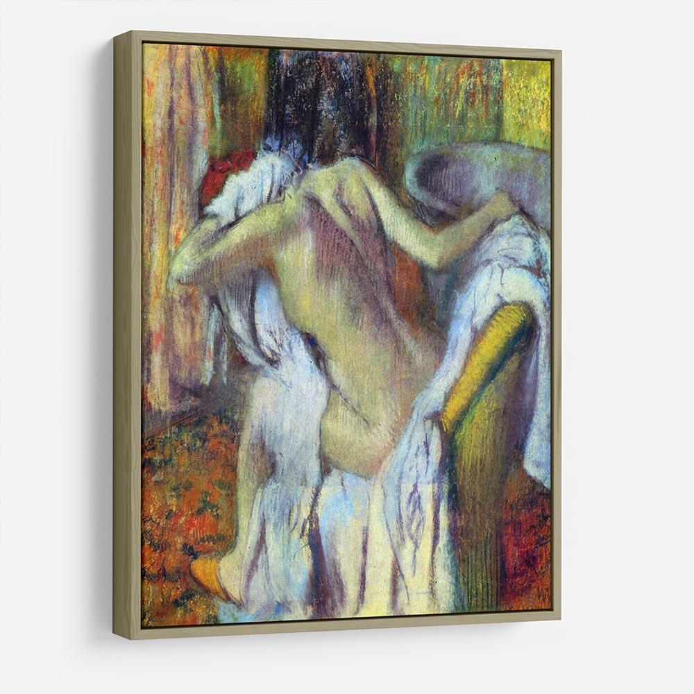 After Bathing 4 by Degas HD Metal Print - Canvas Art Rocks - 8