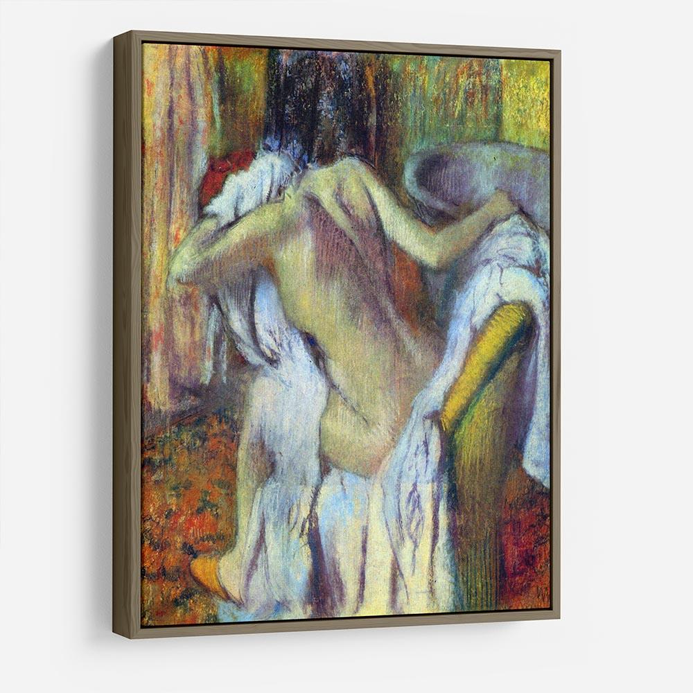 After Bathing 4 by Degas HD Metal Print - Canvas Art Rocks - 10