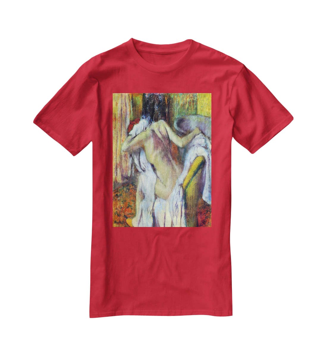 After Bathing 4 by Degas T-Shirt - Canvas Art Rocks - 4