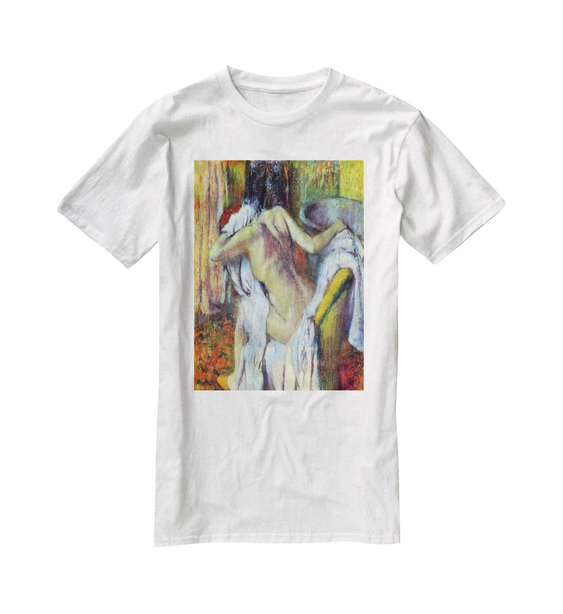 After Bathing 4 by Degas T-Shirt - Canvas Art Rocks - 5
