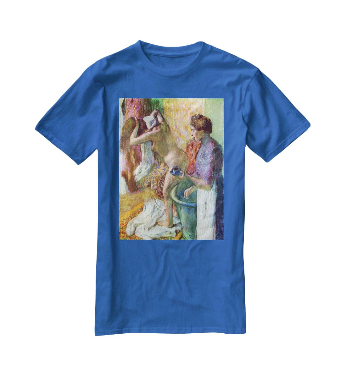 After bathing 1 by Degas T-Shirt - Canvas Art Rocks - 2