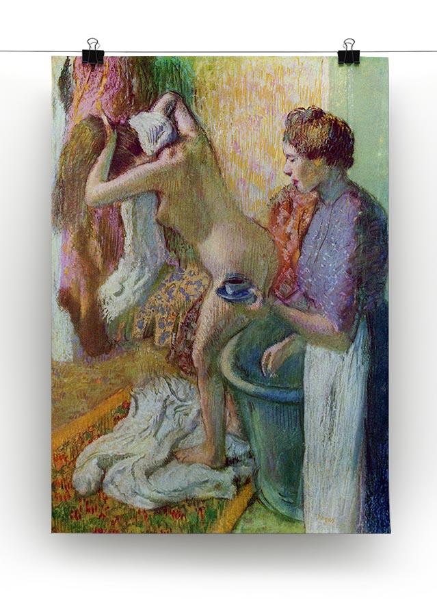After bathing 1 by Degas Canvas Print or Poster - Canvas Art Rocks - 2