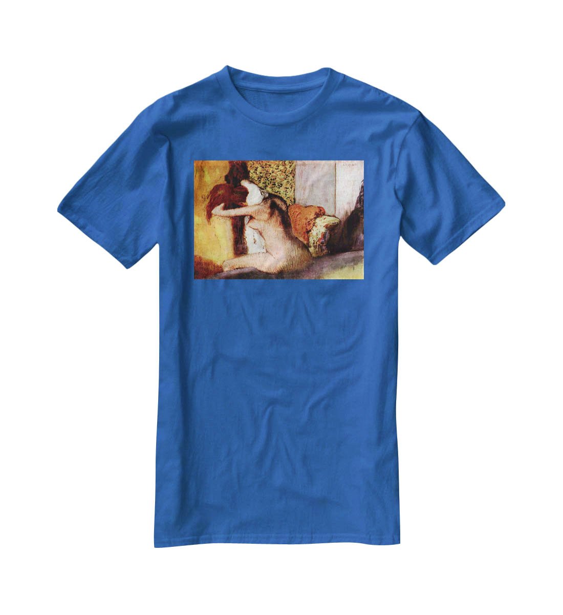 After bathing 2 by Degas T-Shirt - Canvas Art Rocks - 2
